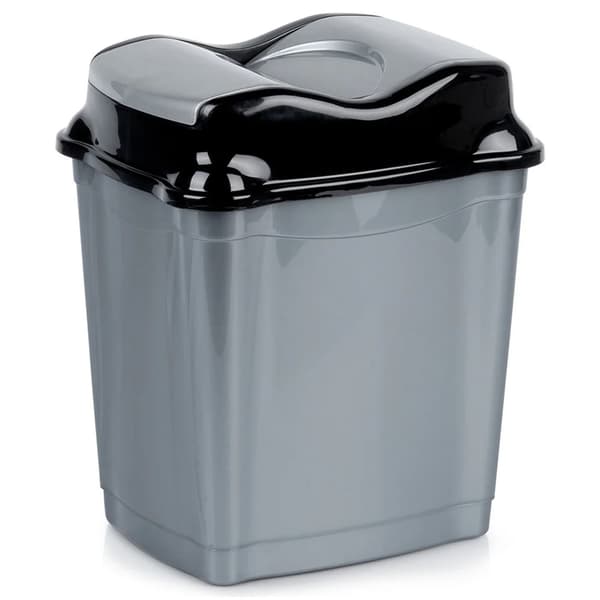Smart affaldsspand i plast - 16 l - Grå