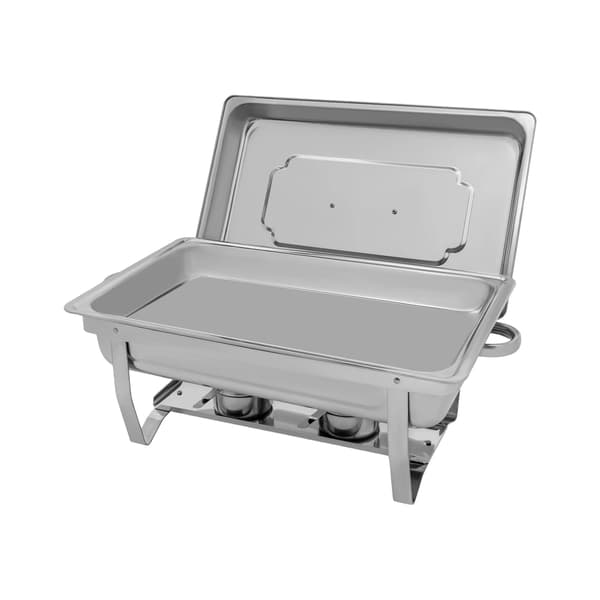 Chafing Dish Buffet Sæt - 2-delt Madvarmer Sæt - Buffetvarmer Til Catering Og Fest