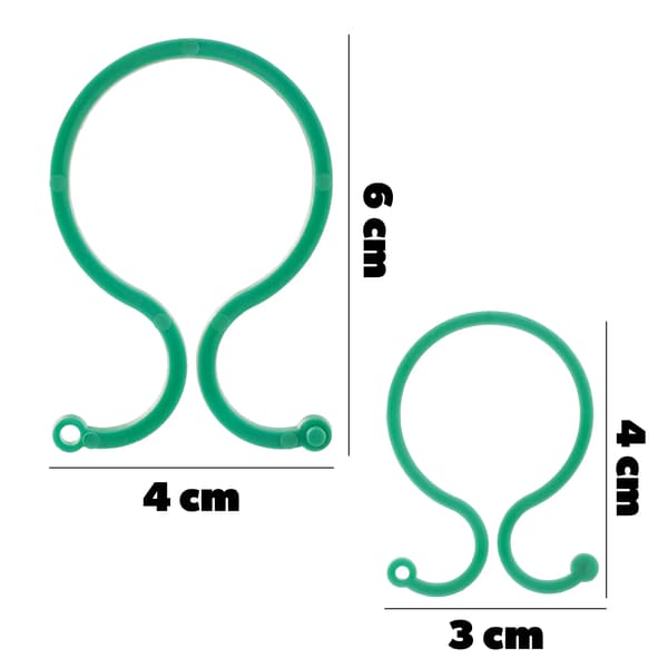 Tomatklämmor - Växtklämmor - För Uppbindning - 3 cm/4 cm - 40-pack