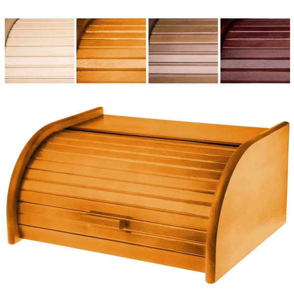 Brødboks - Brødbeholder - Plast - Brun