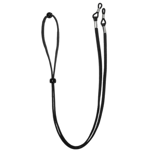 Brillekæde - Elastisk brillesnor halsrem - Polyester - 70 cm - Unisex - Type 2 sort