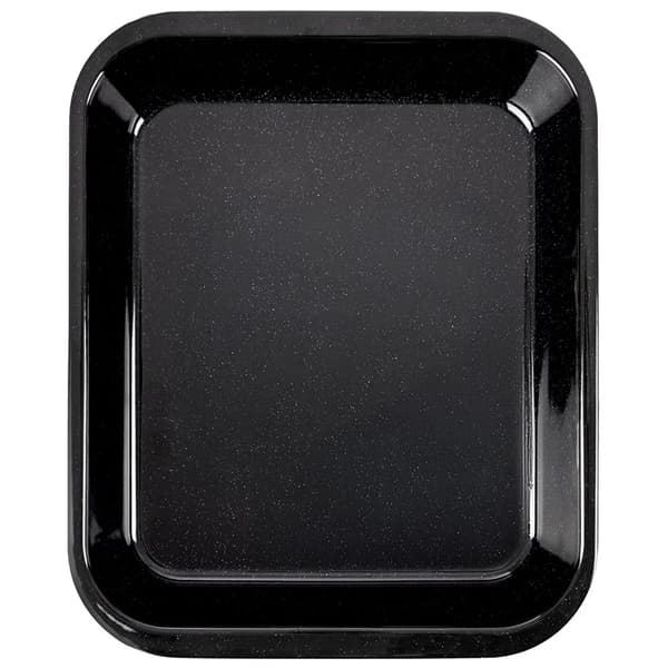Emaljeret Bageplade - Rektangulær Dyb - 36 x 28 x 6 cm - Sort