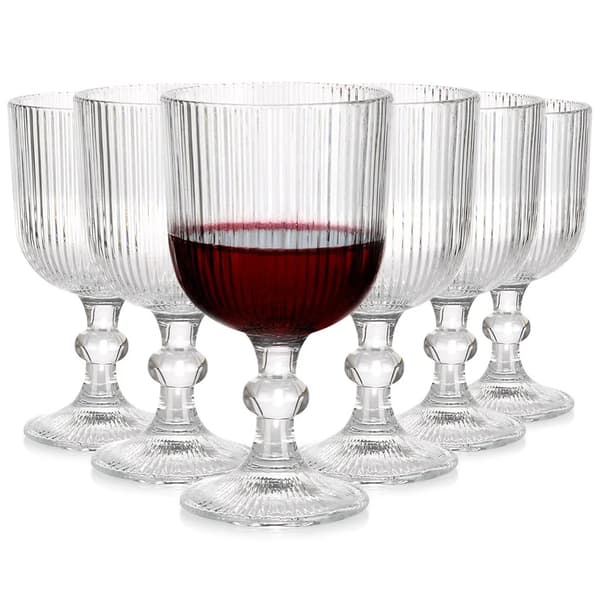 Vinglas - Sæt med 6 - 340 ml - Glas