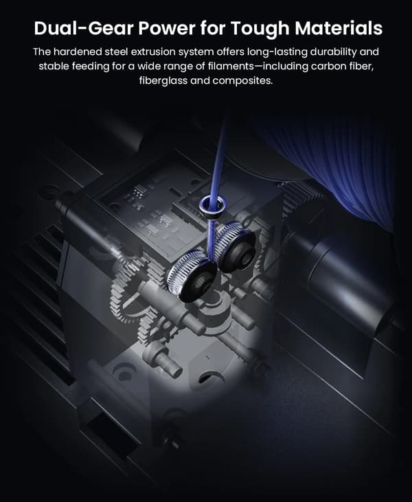Filamentboks - Modul til Q2 3D-printer - 16-farve multimateriale - Auto-refill - 65 °C tørring - Dual-gear ekstruder