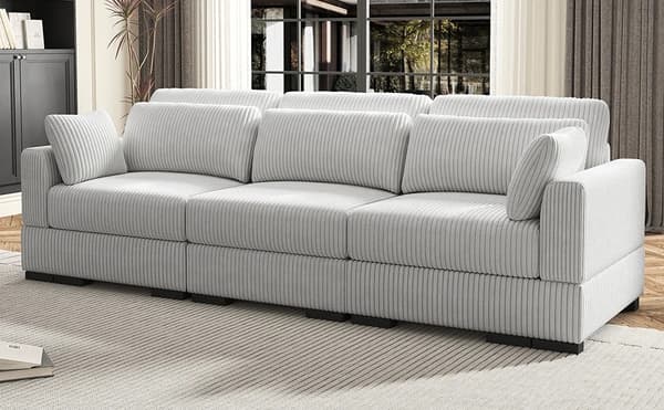 Soffa - 2-sits vardagsrumssoffa - Modern Stil - Sammetstyg - Tygsoffa för Hemmet - Bredd under 200 cm