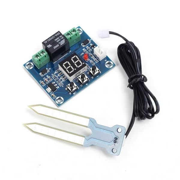 Fuktighetskontroller - XH-M214 - 12 V - Jordfuktighetssensor - Automatisk bevattning - LED-modul
