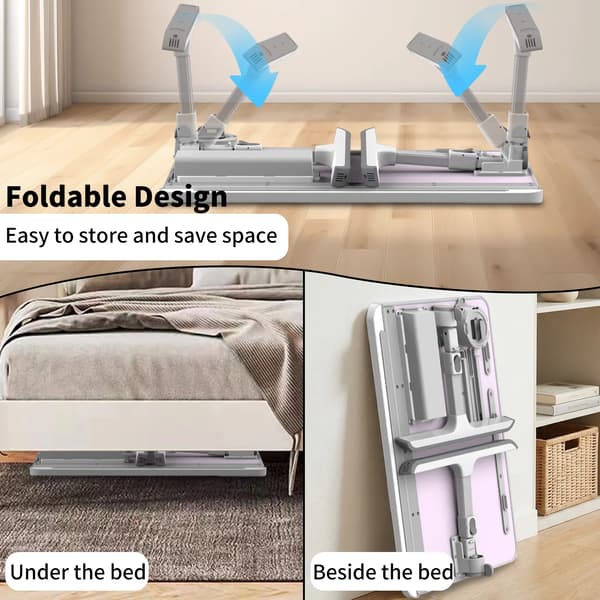 Laptopbord - Lapdesk - Hopfällbart - Höjdjusterbart - För Säng, Soffa och Golv - Bärbart - Plast - Table-B