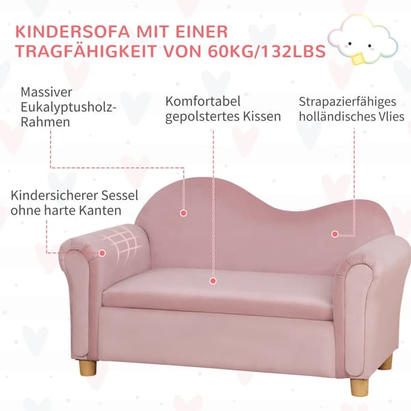 Barnsoffa - Leksoffa - Med förvaring - För barn 3–5 år - Montering krävs