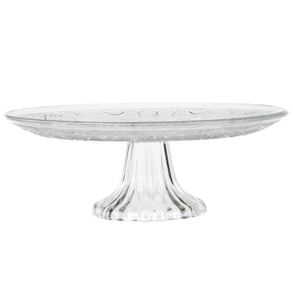 Kagefad i glas - Kageplade - 25 cm