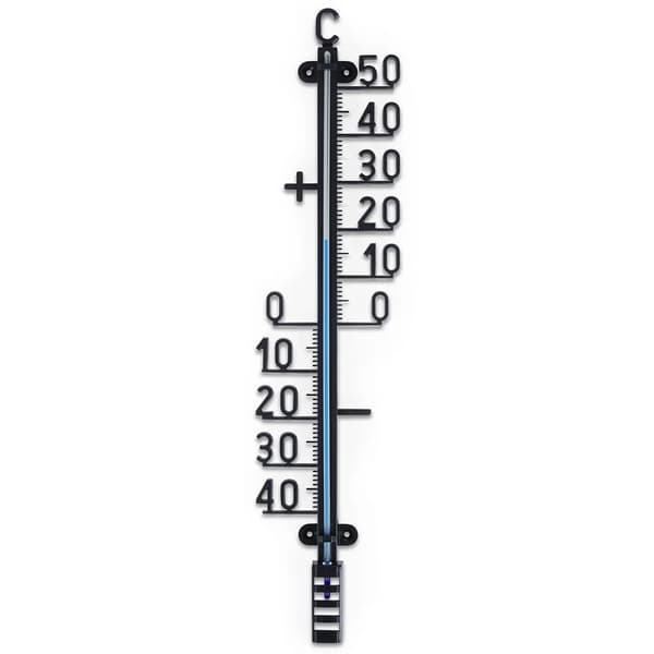 Udendørstermometer - Eksternt Termometer - 41 cm - Plast - Sort