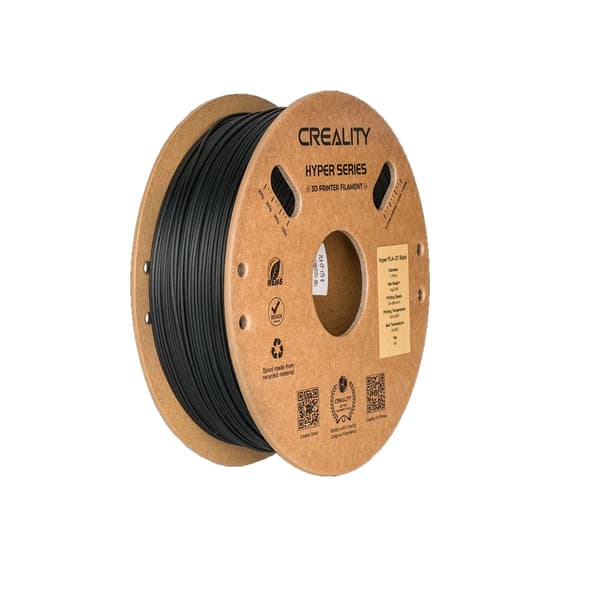 3D-printerfilament - PLA-CF - Kulfiberforstærket - 1,75 mm - 1 kg - Sort