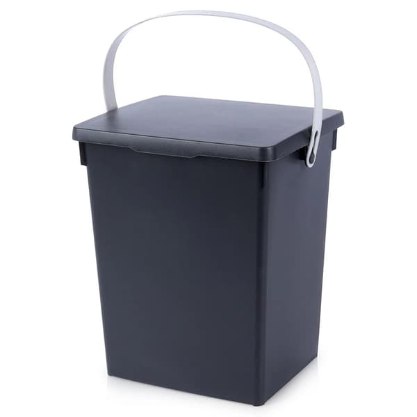 Opbevaringsbeholder - Opbevaringskasse - 5,5 l - Plast - Sort