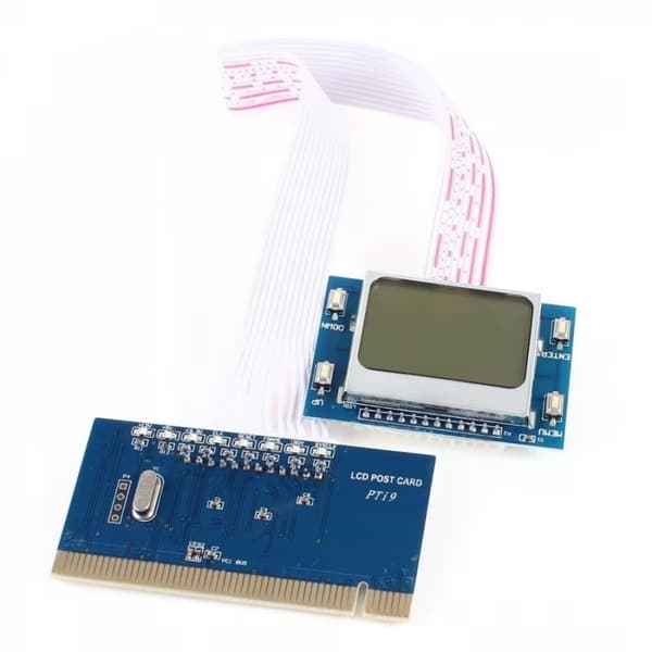 PCI-diagnostikkort - PTI-9 - LCD-display - POST-kodanalysator för PC-moderkort
