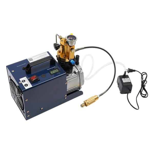 PCP-luftkompressor - Högtryckskompressor - 1800 W - 30 MPa - Kopparmotor - 220 V - Blå
