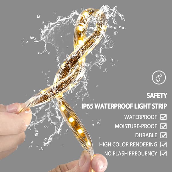LED badrumsspegel - Väggmonterad sminkspegel - Rektangulär 60x80 cm - 3x förstoring - Imfri - Splittersäker - Stark belysning