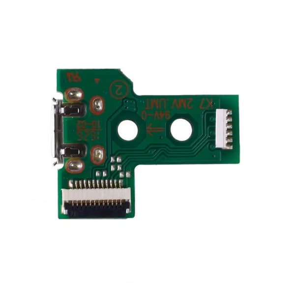 Opladningsprintkort - PS4 JDS-030-controller - 12-benet Micro USB-stik - Flexkabel