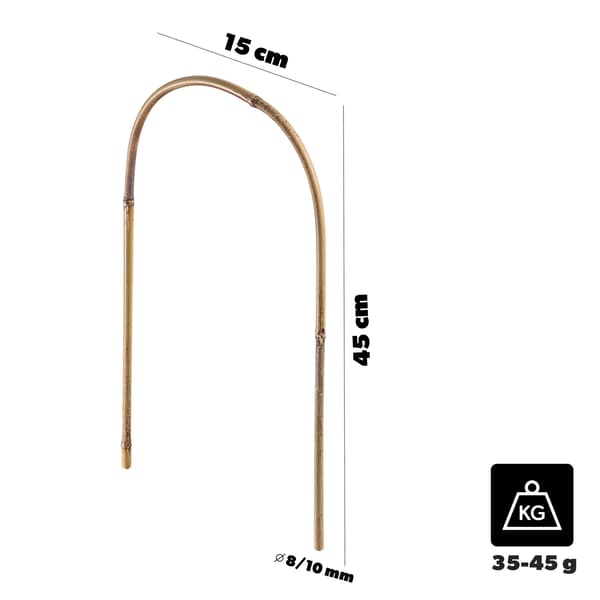 Växtbåge i bambu - Växtstöd - 45 x 15 cm - 1 st