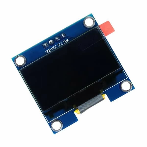 OLED-displaymodul - SH1106 I2C - 3,3 cm - 128 x 64 pixel - 4 ben - Til udviklingskort