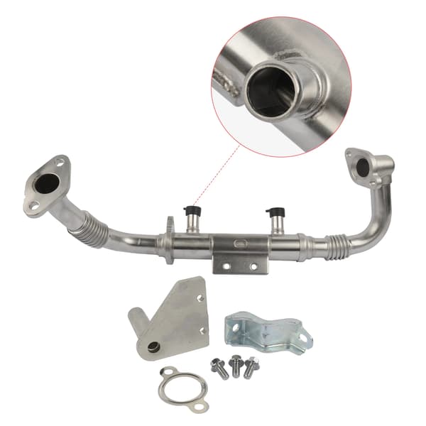 EGR-kylarrör - EGR-rör - För Nissan Navara D40/Pathfinder 2,5 dCi - 4WD/AWD - OEM 14735-EC00C/EC00D/EC00A/EC01A