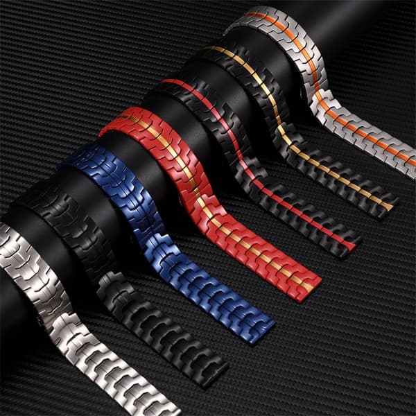 Urrem - T-Rex 3 Pro 44 mm - Rustfrit Stål - Metalspænde - Sort