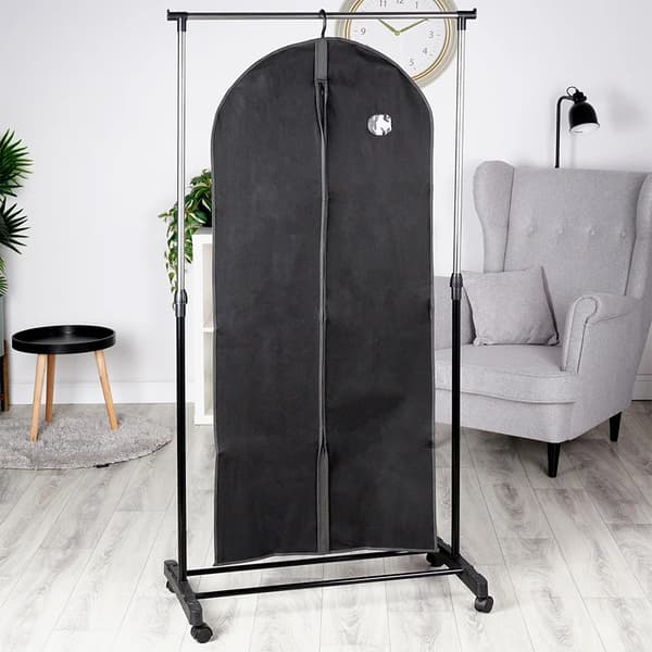 Tøjovertræk - 2 stk. - 60 x 135 cm - 100 % polyester - Sorte