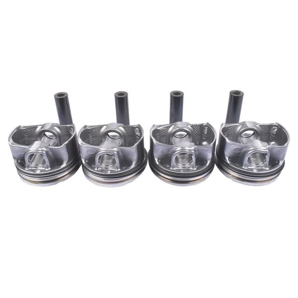 Stempler - Stempelsæt 4 stk - Til 1.4 TSI - Motorkoder CZDD CMBA CXSA CZCA - OE 04E107065
