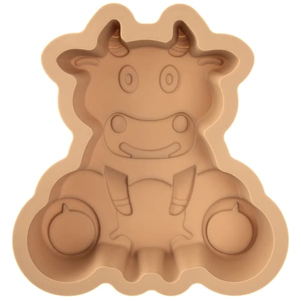 Silikonebageform - Ko - 20 x 19 x 4,5 cm - Beige