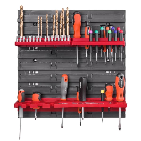 Verktygstavla - Verkstadspanel - Väggmontering - För garage - 39 x 39 cm
