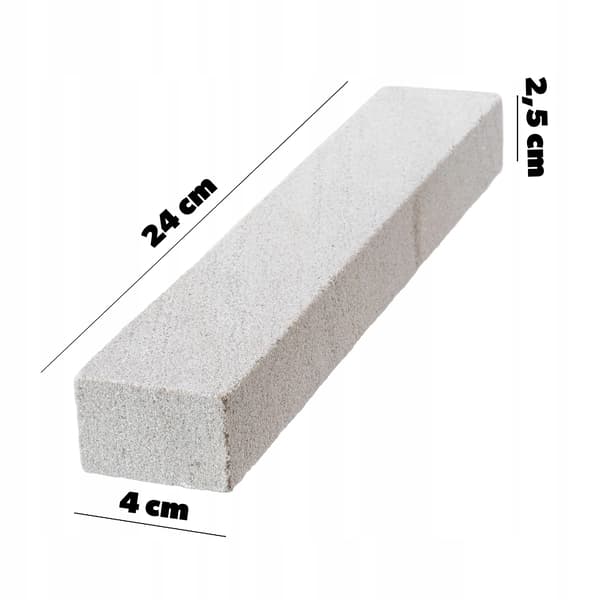 Slipssten kök - Brynsten för köksknivar - Rektangulär - Slipblock - 24,5 x 4 cm