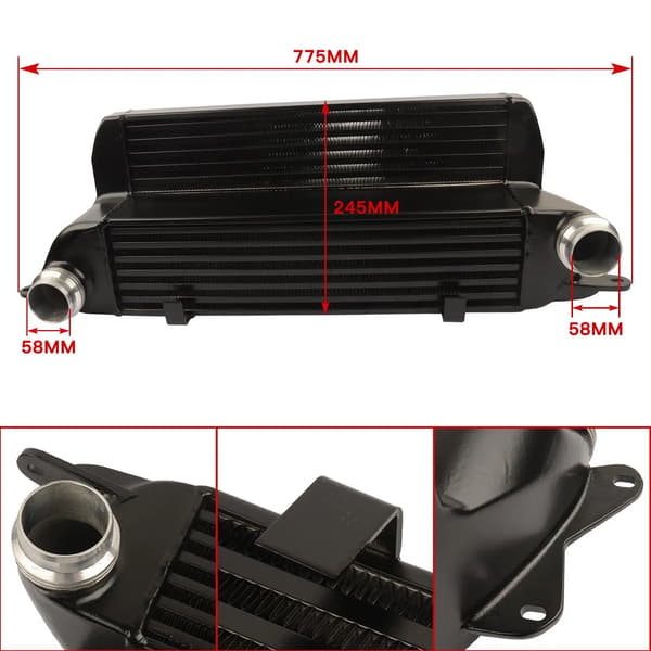 Intercooler - BMW E60 E61 E63 E64 - 520d 525d 530d 535d 635d 630d - 5- og 6-serien - 2004–2010