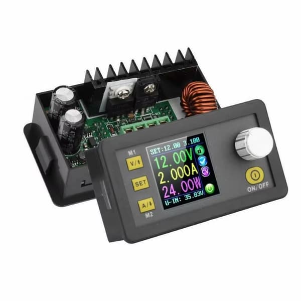 Programmerbart strømforsyningsmodul - DPS5005 - USB - Step-down - Konstant spænding - LCD-display