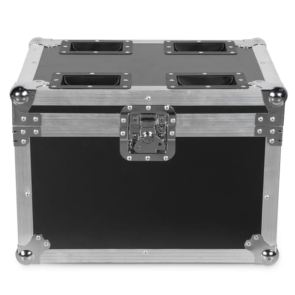 Flightcase til 4 Beam Moving Head-lamper - Robust Transportkasse - Til Scene og DJ - Sort