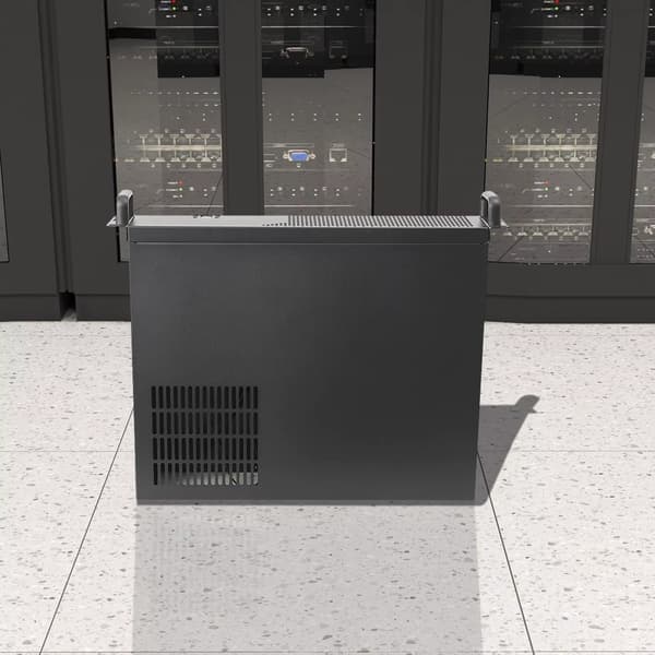 Rackserverchassi - 2U rackchassi - ATX - Industriellt PC-chassi - För 3 hårddiskar - Datalagring - 48,2 x 35 x 8,9 cm