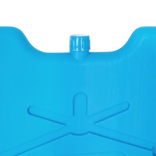 Køleelement til campingkøleboks - Fladt - 640 g - Plast - Blå