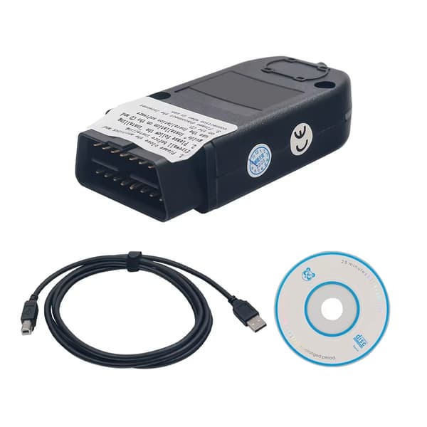OBD2-diagnosekabel - HEX V2 - USB-interface - CAN- og UCDS-understøttelse - Software V25.3/V24.7 - Ungarsk og engelsk - 1996–2022