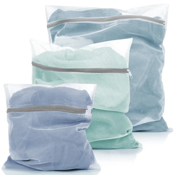 Vaskenet - Vaskeposer - 3-pak - Polyester - Hvide
