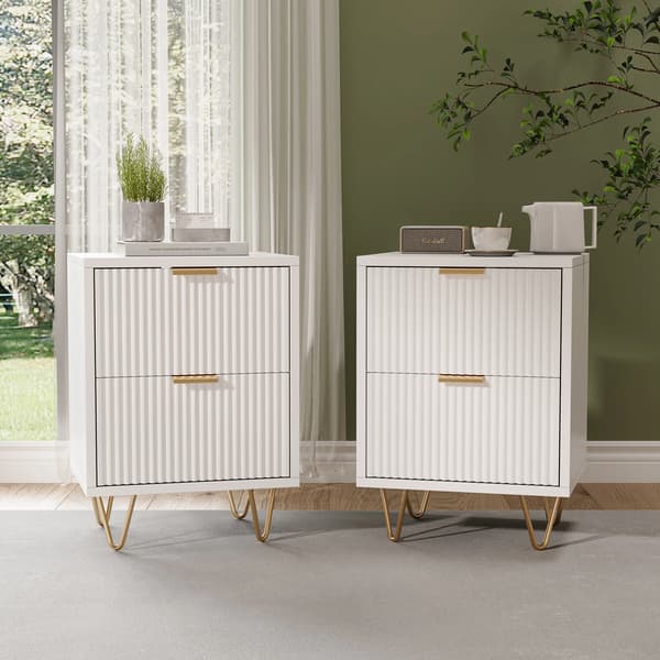 Byrå - 6 lådor - Trä - Modern design - Vältskydd - För sovrum - Montering krävs
