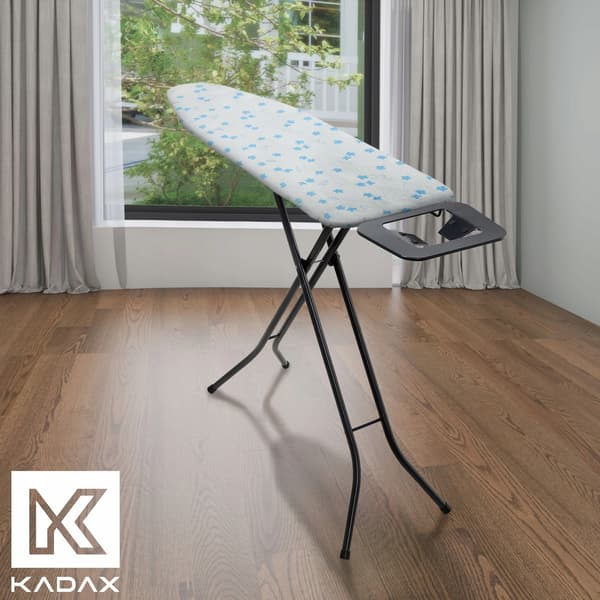 Strygebrætsovertræk - Elastisk pasform - 140 x 55 cm - Blomstermønster
