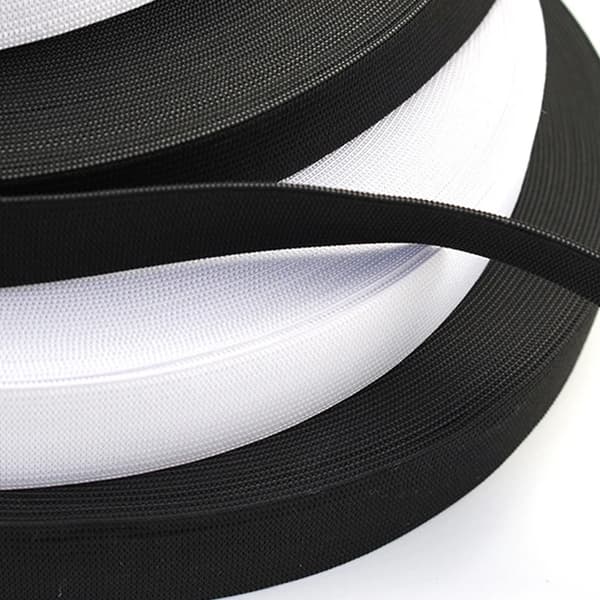 Elastikbånd - Syelastik - 6 cm Bredt - 5 m Langt - Nylon - Høj Elasticitet - Til Linning - Sort