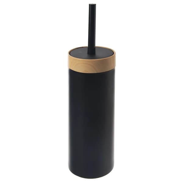 Toiletbørste med sort holder - Sort