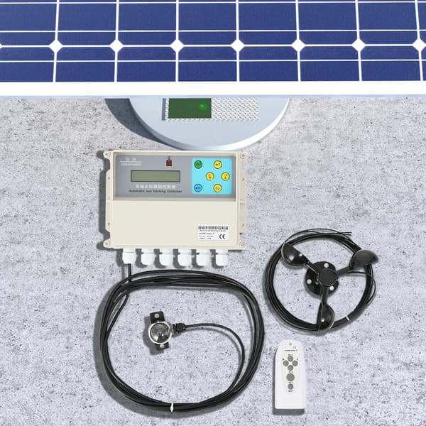 Solfølger - Dual axis solar tracker controller - Automatisk solsporingsstyring - Kontrolsystem til solpaneler