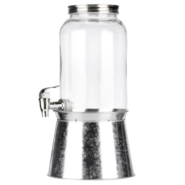 Drikkedispenser - Glasbeholder med tappehane - 3,2 l