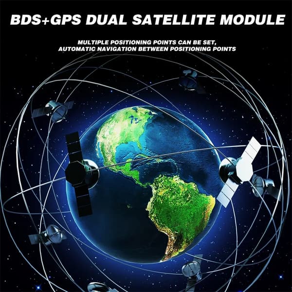 Foderbåd - V020 - GPS - 12000 mAh batteri - 500 m rækkevidde - 40 positioneringspunkter - 3 separate agnbeholdere - Sort