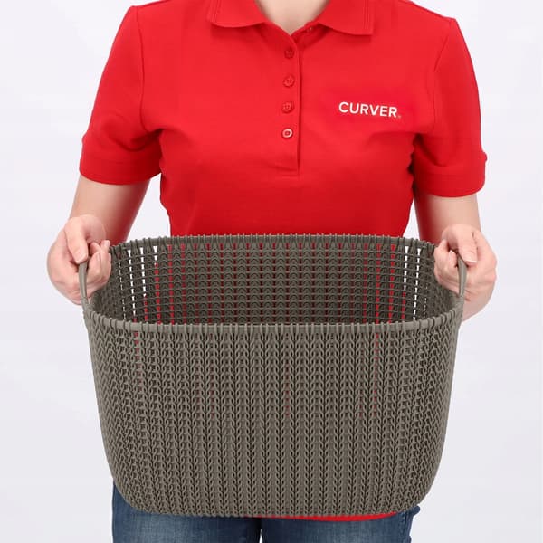 Förvaringskorg - Organizer - Plast - Brun