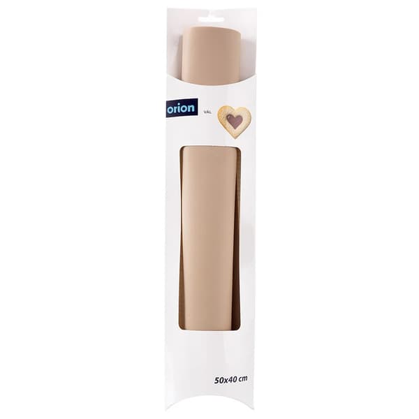 Silikonebageunderlag til kager - 50 x 40 cm - Beige