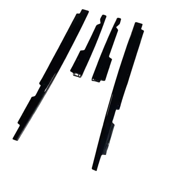 Bil sidokjol - Sidokjol splitter diffuser kit - För E90 E92 E93 4-dörr 2005-2013 - Högblank svart - Akryl