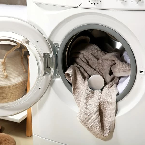 Tørrebolde af uld - 7 cm - 3 stk. - Beige