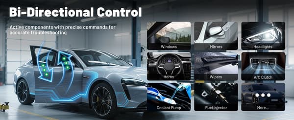 ECU-diagnoseværktøj - XTS500 J2534-programmerer - OBD-II-interface - Bluetooth - Softwareopdateringer - Understøtter 18+ bilmærker