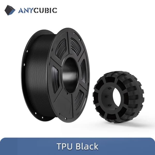 3D-printerfilament - PLA - Til FDM/FFF 3D-printere - 3 kg - Sort