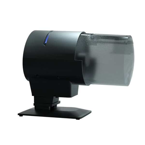 Automatisk fiskmatare akvarium - Foderautomat 200 ml - LCD-timerdisplay - Programmerbar utfodring - Roterande bas - Batteridrift